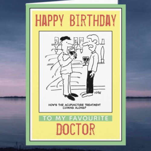 Happy Birthday to a Doctor Card