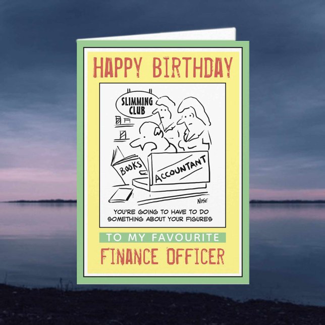 Happy Birthday to a Finance Officer Card (Creator Uploaded)
