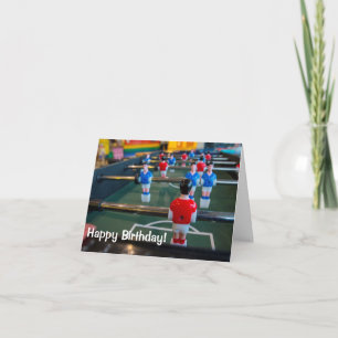 Happy Birthday to a football fan Card