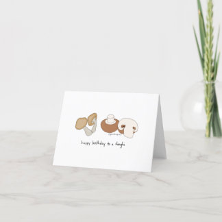 Happy Birthday to a Funghi Thank You Card