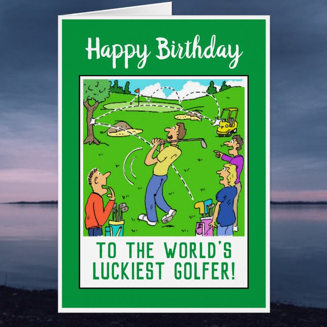 Happy Birthday to a Golfer Funny Cards (Creator Uploaded)