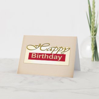 Happy Birthday To A Great Employee Card