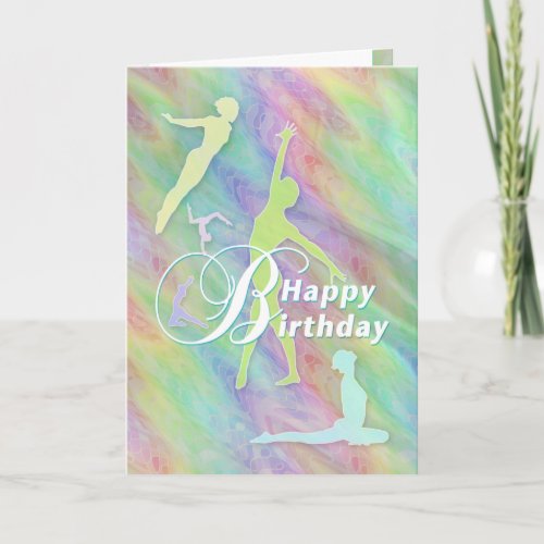 Happy Birthday To a Lovely Gymnasts Card