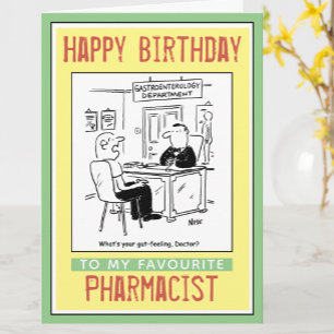 Happy Birthday to a Pharmacist Card