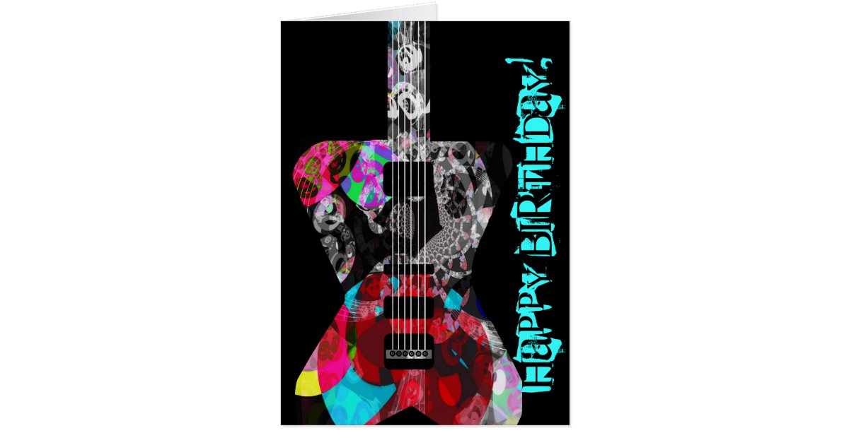 Happy Birthday to a Real Rocker Greeting Card! Card ...