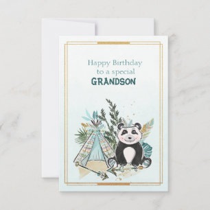 Happy Birthday To a Special Grandson  Card