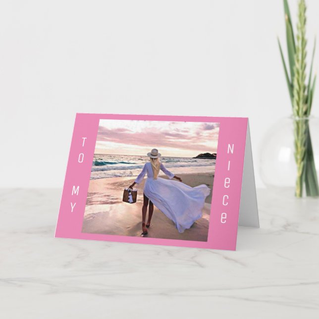 HAPPY BIRTHDAY TO A ***SPECIAL NIECE*** CARD (Front)