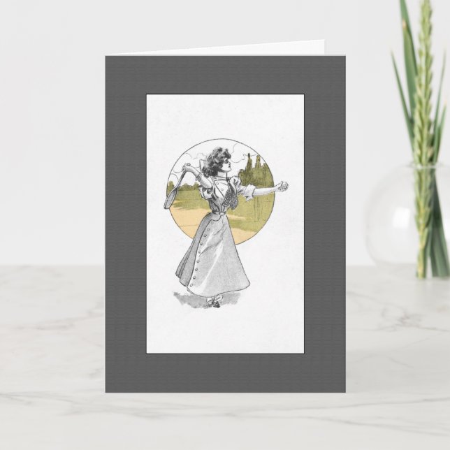 Happy Birthday to a Tennis Player Card (Front)