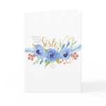 Happy Birthday to a very special Sister flowers Card Happy Birthday to a very special Sister flowers Card
