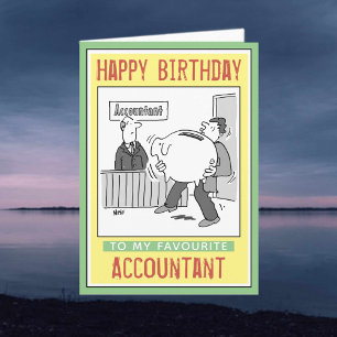 Happy Birthday to an Accountant Card