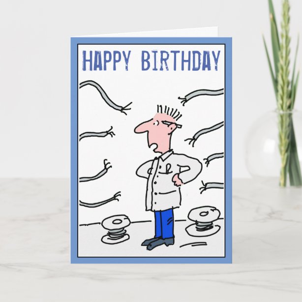 Electrician Birthday Cards Zazzle