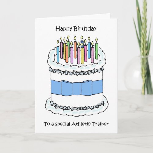 Happy Birthday to Athletic Trainer Card