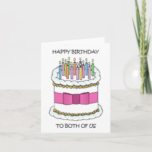 Happy Birthday to Both of Us Card