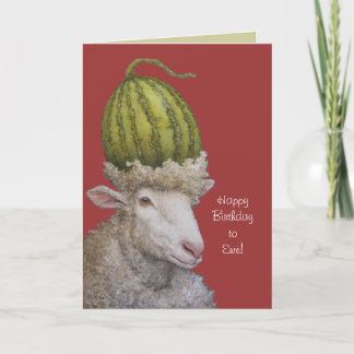 Happy Birthday to Ewe card