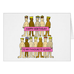Happy Birthday to Favourite Queen Gay Humor Cards