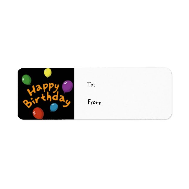 Happy_birthday, To:From: Label (Front)