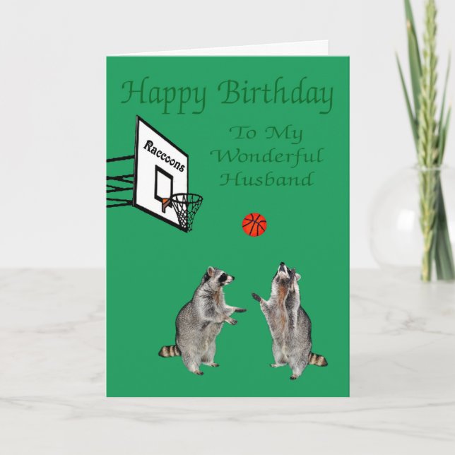 Happy Birthday To Husband Greeting Card (Front)