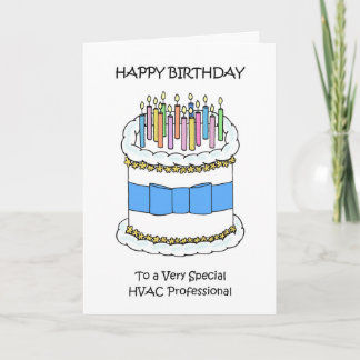 Happy Birthday to HVAC Professional Card