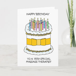 Happy Birthday to Massage Therapist Card