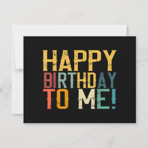 Happy Birthday to Me Birthday Party 