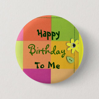 Happy, Birthday, To Me Button