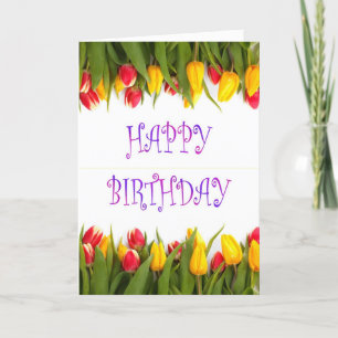 Happy Birthday to mother in law with flowers Card