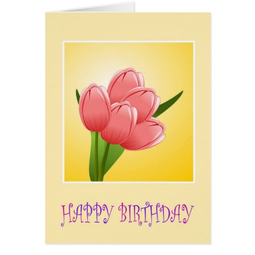 Happy Birthday to mother in law with flowers Card | Zazzle