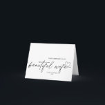Happy Birthday to My Beautiful Wife Gift Husband Card<br><div class="desc">This cute Happy Birthday to My Beautiful Wife Card,  is a fun way to celebrate your amazing Wife's birthday!</div>