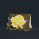 Happy Birthday To My Beautiful Wife Roses Card<br><div class="desc">Happy Birthday To My Beautful Wife Roses greeting card depicting original photographs of a romantic and beautiful yellow rose on the front cover with a stunning white rose on the inside cover. The card is left blank for your own special and personal message.</div>