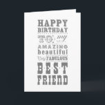 HAPPY BIRTHDAY TO MY **BEST FRIEND** CARD<br><div class="desc">ALL READY TO CELEBRATE "YOUR BEST FRIEND'S BIRTHDAY"~~~~~~ THANKS FOR STOPPING BY ONE OF MY EIGHT STORES!</div>