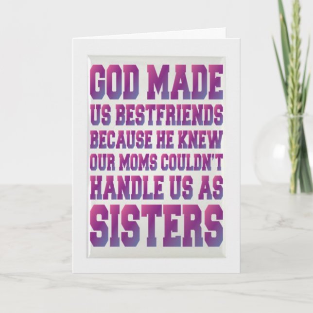 HAPPY BIRTHDAY TO MY BEST FRIEND CARD (Front)