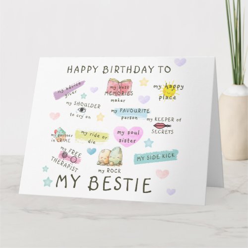 Happy Birthday To My Bestie