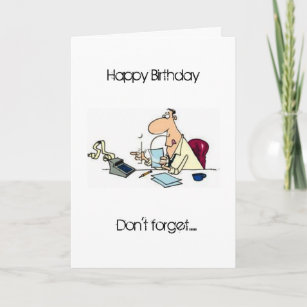 Accountant Birthday Cards | Zazzle