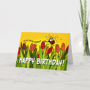 Happy Birthday - To My Dear Husband Card