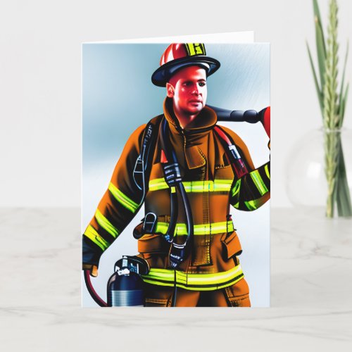 Happy Birthday to my Favorite Firefighter Card