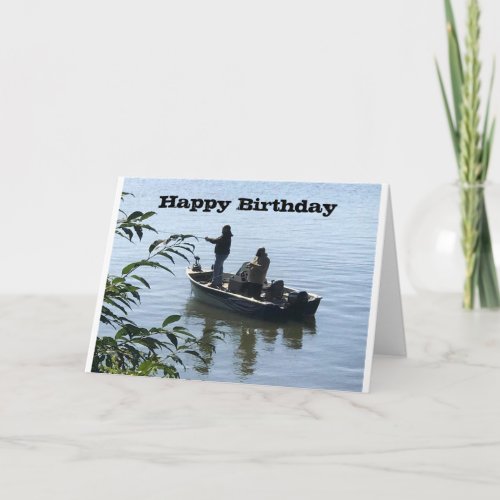 HAPPY BIRTHDAY to my FAVORITE FISHERMAN Card