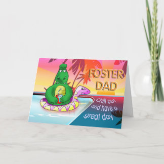 happy Birthday to my Foster Dad Card
