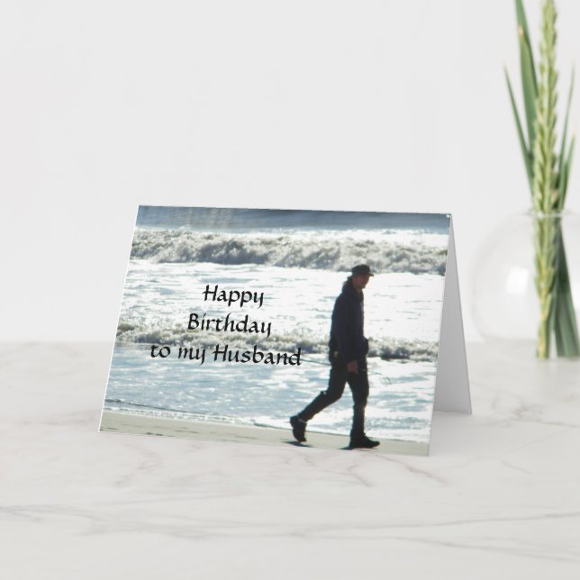HAPPY BIRTHDAY TO MY HUSBAND CARD (Front)