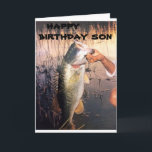 HAPPY **BIRTHDAY** TO MY **SON** CARD<br><div class="desc">DOES HE FISH,  IS HE TE "BEST SON EVER" AND DO YOU JUST LOVE LETTING HIM KNOW HOW IMPORTANT HE IS TO YOU? WELL,  I HOPE THAT THIS CARD (OR ANYONE OF MINE) WILL CONVEY THE MESSAGE TO "HIM" FROM "YOU"!!!!! THANKS FOR STOPPING BY ONE OF MY EIGHT STORES!!!</div>