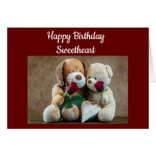 HAPPY BIRTHDAY TO MY **SWEETHEART** CARDS