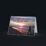 HAPPY BIRTHDAY "TO MY TWIN" CARD<br><div class="desc">This card is so pretty and filled with such happiness for that Birthday Person In Your Life!</div>