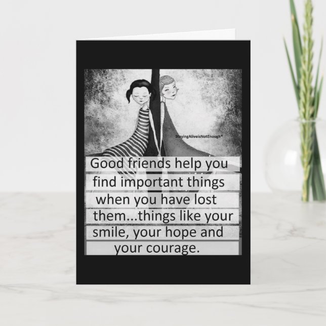 **HAPPY BIRTHDAY TO MY VERY BEST FRIEND** CARD (Front)