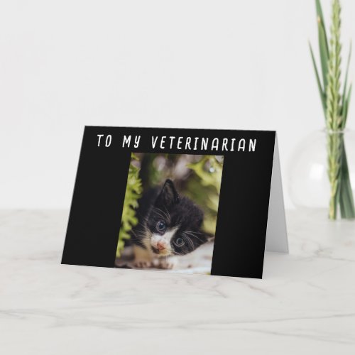 HAPPY BIRTHDAY TO MY VETERINARIAN CARD