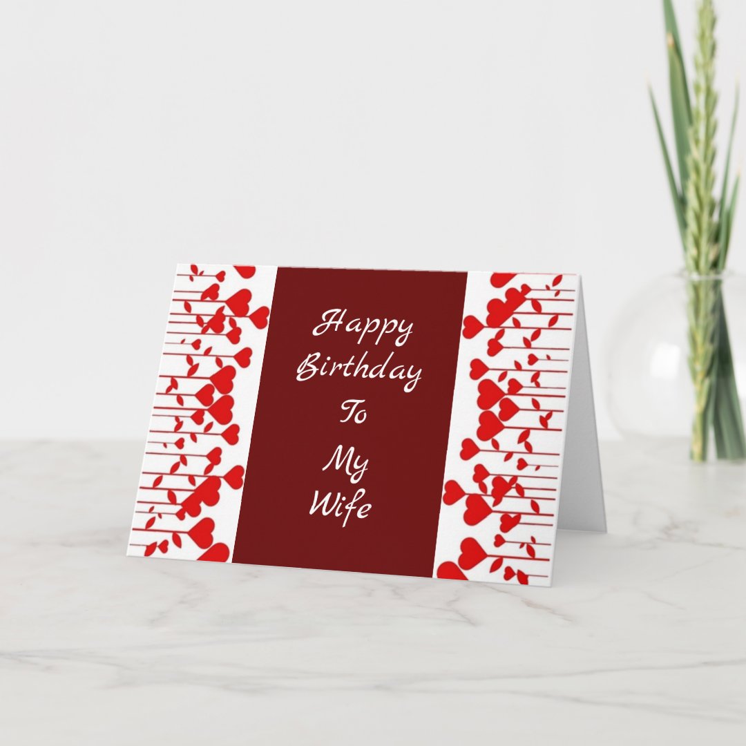 happy-birthday-to-my-wife-card-zazzle