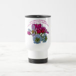 Happy Birthday to my wife. Travel Mug<br><div class="desc">Happy Birthday to my wife. Beautifully created romantic sayings on high quality Travel mugs.</div>