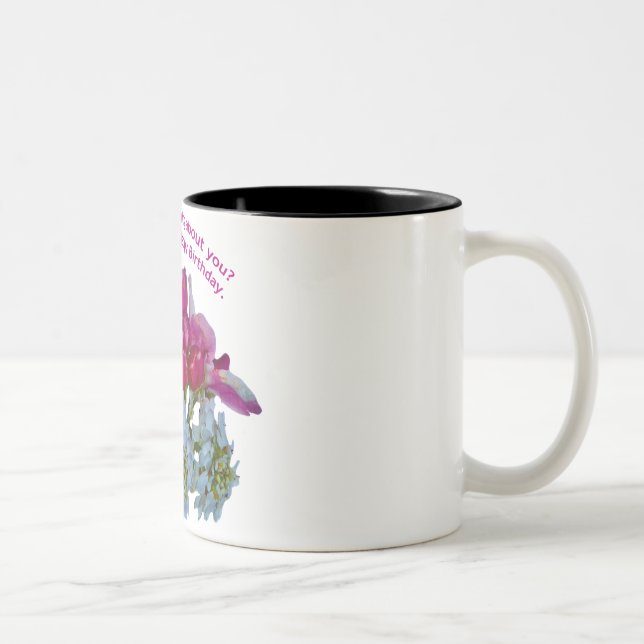 Happy Birthday to my wife Two-Tone Coffee Mug (Right)