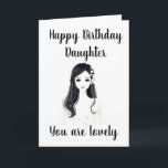 **HAPPY BIRTHDAY** TO OUR "LOVELY DAUGHTER" CARD<br><div class="desc">YOUR **LOVELY DAUGHTER** WILL BE SO HAPPY TO RECEIVE THIS CARD FROM "YOU" AND WILL CHERISH IT FOR-EVER I AM SURE!</div>