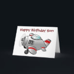 **HAPPY BIRTHDAY TO OUR SON** CARD<br><div class="desc">I REALLY LOVE THIS LITTLE CARD AND HOPE YOU LIKE IT ENOUGH FOR ***YOUR SPECIAL LITTLE BOY AND SON*** IF YOU WISH CHECK OUT THE MATCHING PILLOW AT THIS STORE :)</div>