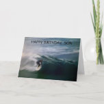 "HAPPY BIRTHDAY TO OUR SON" CARD<br><div class="desc">If your SON is into surfing or just sick photo's of surfing, here is the Perfect Card! THANK YOU FOR STOPPING BY ONE OF MY EIGHTS. Myrtle Beach had a lot of opportunities for photos and I hope you check out the rest of mine. THANKS for stopping by 1 of...</div>