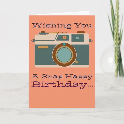 Happy Birthday to Photographer Photography Lover Card